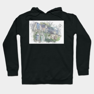 Bibury Beautiful English Village Hoodie